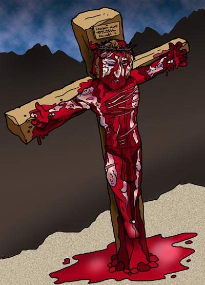 Crucifixion of Jesus crucified copyrighted
