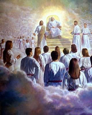 Gods throne in heaven
