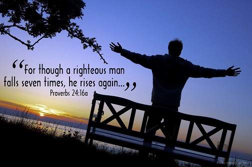 righteous man falls seven times