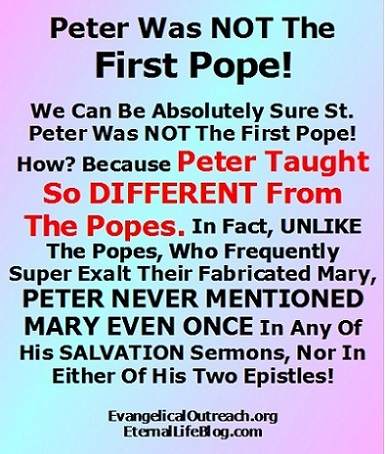 was peter the first pope