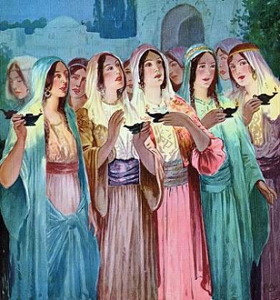 parable of the ten virgins wise foolish virgins