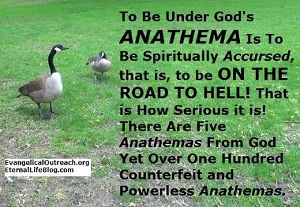 bible anathemas and let