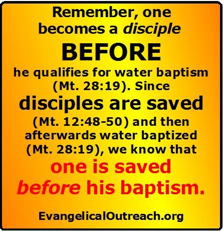 saved at baptism