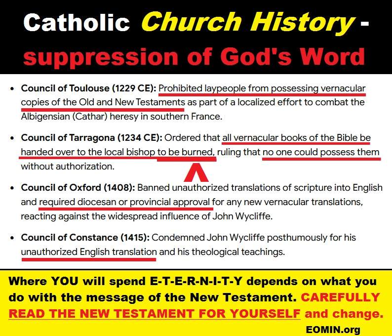 catholic church and bible