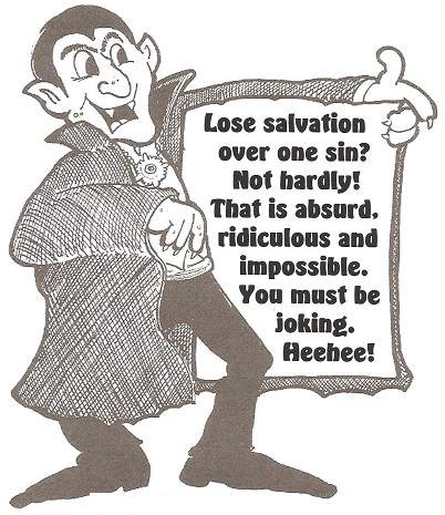 salvation lose eternal security sin doctrine never scripture devil once evangelicaloutreach some wrongly think always souls morris robert but