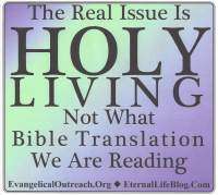 holy living not kjv