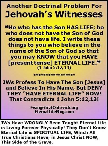 jehovah's witnesses eternal life