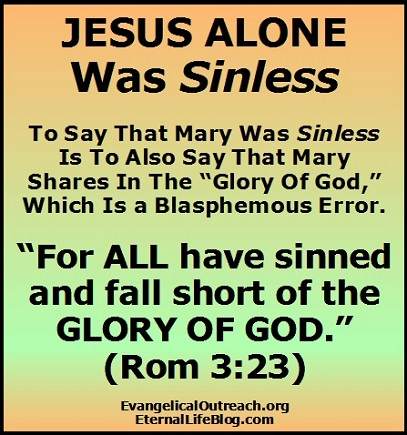 mary sinless doctrine immaculate mary