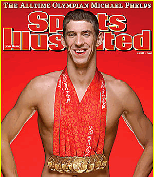 Michael Phelps GOLD Metal winner
