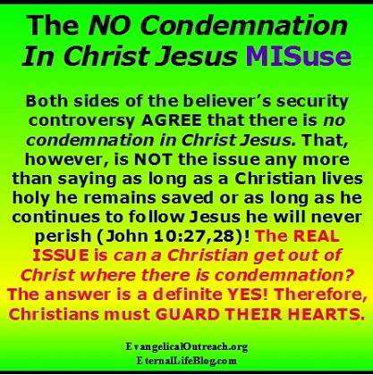 NO CONDEMNATION IN CHRIST JESUS