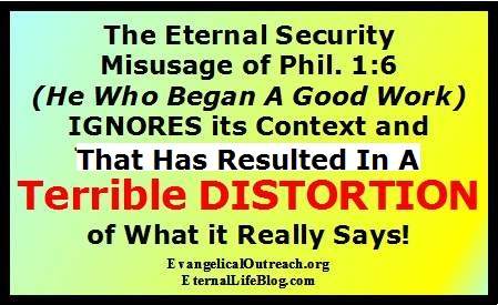 he who began a good work philippians 1 6 out of context scripture