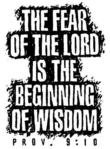 scriptures on the fear of god
