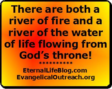 river of fire from God's throne