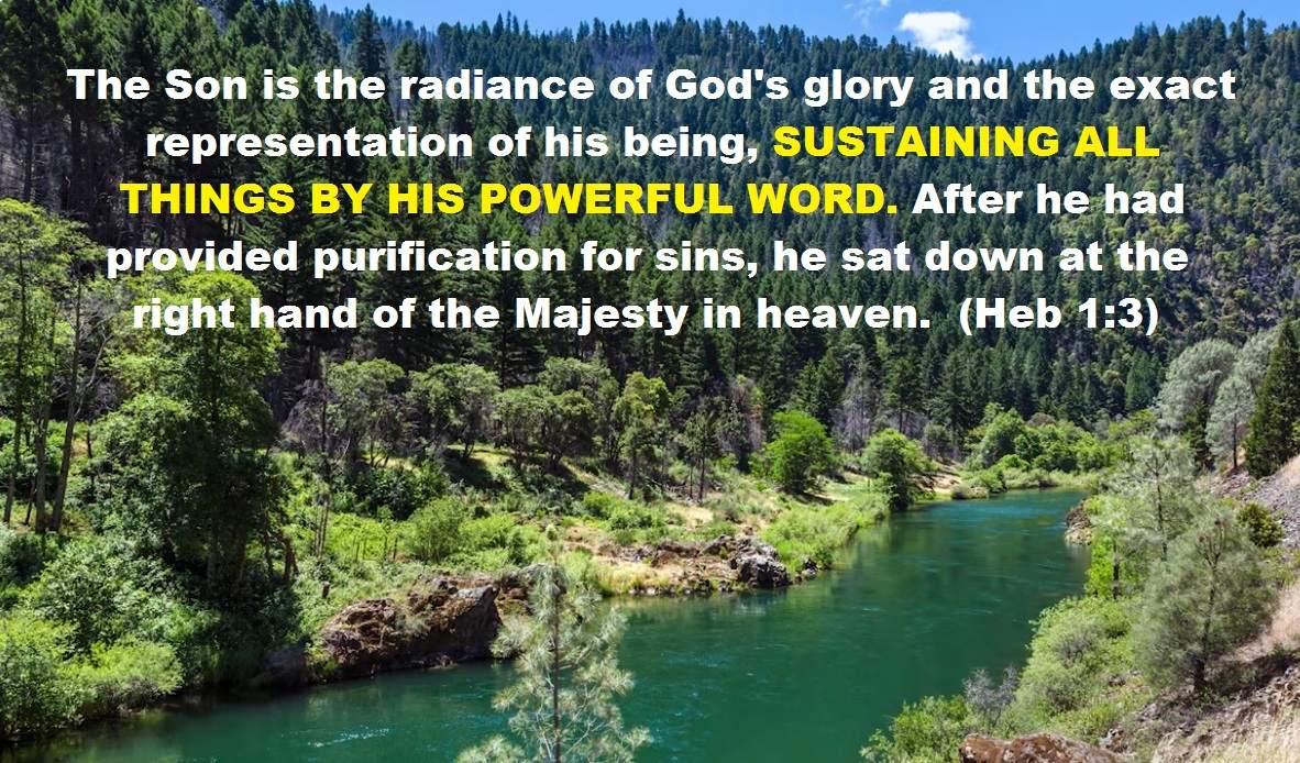 TRUST in God. scenery