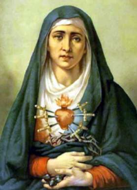 Mary is not to be our focus, including her alleged 7 sorrows. seven sorrows of mary