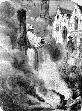 Christian Burning At Stake